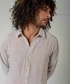 Camisa a rayas Lavi Popelina